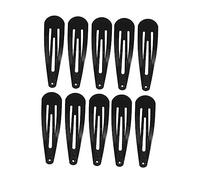 Veemoon 100pcs Black Water Drop Hairpin Metal Boys and Girls Hair Clips Simple Hair Styling Tool Barrette for Girls Boy