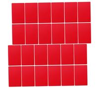 Veemoon 100Pcs Blank Metal Business Cards Thick Engraved Name Plates Sublimation Printable Cards for Custom DIY Professional Use
