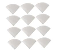 Veemoon 100Pcs Cone Coffee Filters Natural Paper Disposable Coffee Dripper Filters for Makers Fine Filtration Preserving Original Taste Suitable for Single Use Brewing at Home Office