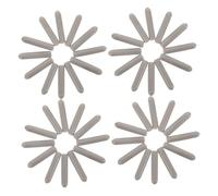 Veemoon 100pcs Dishwasher Rack Caps Dust Covers for Prongs Flexible Plastic Coating Tine Repair Tips Fit for Models Quick Installation Dustproof Seal