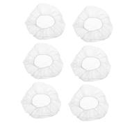 Veemoon 100pcs Disposable Bouffant Caps Non-woven Fabric Breathable Hair Cover with Elastic Band for Labs Hospitals Food Service Lightweight Work Hats for Factory Use
