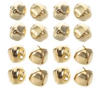 Veemoon 100pcs Dog Collar Bells with 30mm Electroplated Gold Cross Pendant, Small Loud Pet Charms for Puppies, Kittens, and Small Dogs, Collar Accessories for Training and Anti-lost Use