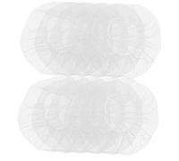 Veemoon 100pcs Hair Loss Mesh Cap Disposable Nylon Hair Nets for Food Service Home Kitchen Work Covering