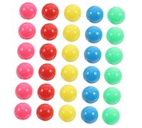 Veemoon 100pcs Hollow Plastic Counting Balls Colorful Marbles for Educational Math Games Probability Learning Tools for Elementary School Students