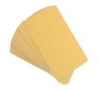 Veemoon 100pcs Metal Business Card Blanks Aluminum Standard Engraving Plates for DIY Office Name Tags Portable Professional Use