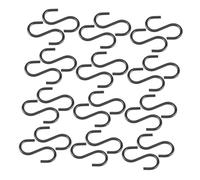 Veemoon 100pcs Mini Hanging Hooks Bauble Hooks Garland S Hangers Plant Hanger Small Display DIY Craft Craft Ornament Small Hanging Black