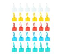 Veemoon 100pcs Nylon Cable Labels with Self-Locking Teeth and High Tensile Strength, Sturdy Wire Tie Wraps for Cables and Power Lines, for Workshop and Tool Kit Organising Random Color