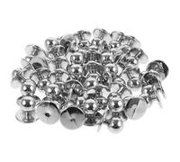 Veemoon 100pcs Nylon Chef Coat Buttons for Replacement, Easy to Decorate Clothes Buttons Suitable for Hats and Sweaters, for Restaurants and DIY Sewing Projects