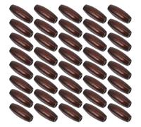 Veemoon 100Pcs Oval Wooden Beads Rustic Natural Maple Wood Spacer Beads for Bracelet Jewelry Making Sturdy Crafts for Home and Handbags