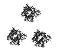 Veemoon 100pcs Realistic Halloween Fake Ants - Prank for Halloween Party Decorations - Black Simulation Insects for Spooky Fun & Games