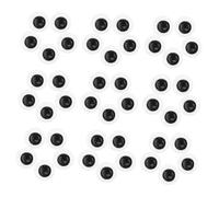 Veemoon 100pcs Self Adhesive Googly Eyes Plastic Craft Eyes for DIY Projects for Stuffed Animals and Dolls Durable and Easy to Use for Creative Engagement