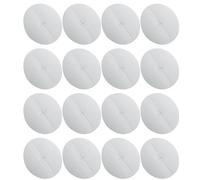 Veemoon 100pcs Silver Ear Care Protector Discs for Drip Protection and Wax Removal, Practical Microphone Accessories Compatible with Ear Wax Cleaning and Electronic Devices