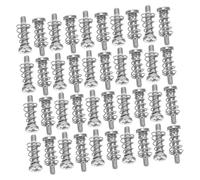 Veemoon 100pcs Spring Screws for GPU Backplate Cooling Stable Connection Multifunctional PC Case Heatsink Fan Interlocking Screws Compatible with Computer and Laptop Repairs