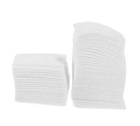 Veemoon 100Pcs Thick Cotton Makeup Pads Soft Durable Portable Cosmetic Tools for Makeup Removal and Daily Facial Care White Cotton Pads for Convenient Storage