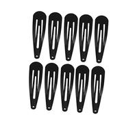 Veemoon 100pcs Water Drop Hairpin Boys and Girls Metal Hair Clips Simple Hairpin Styling Tool Barrette for Boy Girl Hair Accessories Black Drop Shape Design for Everyday Use