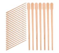 Veemoon 100pcs Wax Stick Wooden Waxing Sticks Applicators Safe to Use Convenient Single Use for Hair Removal of Many Places on Your Body