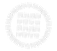 Veemoon 100pcs White 7-tooth Plastic Wig Cap Clips Comb Wig Fixing Accessories for Hair Styling and Secure Fit Suitable for Women’s Caps and Hair Nets