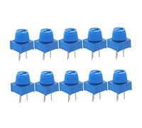 Veemoon 10k Adjustable Precision Potentiometer Resistor 10pcs for Breadboard Prototyping Electronic Testing Sturdy Wear-resistant Compact Size