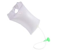 Veemoon 10l Portable Bedside Shower Bag Hair Washing Bag Easy to Fold Easy to Clean PVC Material for Backpacking and Climbing Bath Aid for Disabled and Elderly