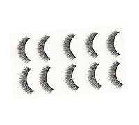 Veemoon 10Pairs Natural False Eyelashes Makeup Lashes for All Occasions Flexible Skin Friendly for Daily Use