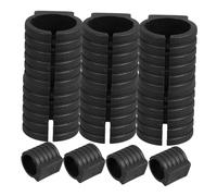 Veemoon 10pcs 19mm U-shaped Plastic Chair Leg Floor Protectors Non-slip Furniture Gliders for 17-20mm round Tubing Suitable for Chairs and Stools Carpet Use