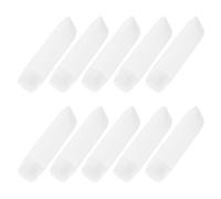 Veemoon 10pcs 30ml Refillable Travel Squeeze Tube Bottles for Toothpaste and Lotion Leak-proof Small Plastic Empty Travel Containers with Flip Cap Portable Toiletries Dispenser for Use