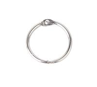 Veemoon 10pcs Articulated Plated Buckle Rings for Albums Scrapbooks Notebooks Calendars Silver Craft Binding Accessories