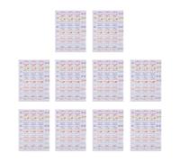 Veemoon 10pcs Assorted Colour Writeable Cosmetic Stickers Removable Paper Bottle Label Tags Convenient for Sticking on Smooth Surfaces for Organising Essential Oil Bottles