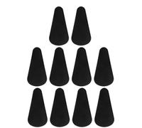 Veemoon 10Pcs Black PU Leather Scissors Protector Set Tip Covers, Reusable Portable Scissor Protective Sleeves for Salon Hairdressing and Sewing Tools Storage