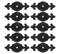 Veemoon 10pcs Cabinet Pull Backplate, Drawer Knob Escutcheon 2.9x1.2in