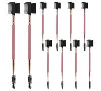 Veemoon 10pcs Cat Eye Comb: Dogs Tear Stain Remover Comb - Dual-Ended Pet Grooming Tool - Under Eye Cleaning Brush for Cats Dogs Small Pets