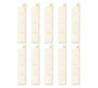 Veemoon 10pcs Chocolate Ballpoint Pen with Chocolate Shape for Back to School, Decorative Element and Effortless Writing in White Plastic, for Desk Accessories and Classroom Use, Christmas