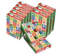 Veemoon 10pcs Christmas Box Calendar Box for Advent Countdown Empty Diy Paper Candy Containers for Xmas Treats Boys and Girls Fun Activity