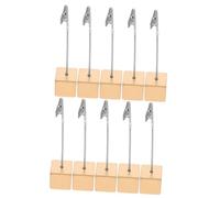 Veemoon 10pcs Cube Photo Clip Holders Stylish Memo Holders Alligator Clasp for Displaying Photos Name Cards and Notes at Home Office Desk Decor