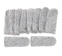 Veemoon 10Pcs Cut Resistant Finger Cots Anti-Cut Thumb Guards with Skid Resistance Breathable Finger Sleeves for Cooking Woodcarving Gardening and Work Protection