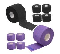 Veemoon 10pcs Disposable Barber Neck Strips Stretchy Neck Guard for Haircuts and Spa Use Antipenetration Paper Bands with Dye-resistant Material Flexible Fit for All Adult in Salon