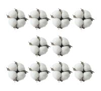 Veemoon 10pcs DIY Christmas Cotton Ball Hanging Ornaments for Christmas Tree Decoration, Lightweight and Compact Cotton Balls for Many Occasions Decor Use and Craft Projects