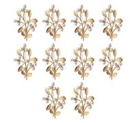 Veemoon 10pcs DIY Hair Clips Charms Accessories Alloy Headdress Charms Delicate Retro Simple Design Embellishment for Jewelry Making