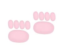 Veemoon 10pcs Facial Cleaning Sponge Puff Natural Sponges for Deep Cleansing Makeup Removal Skin Care Suitable for All Skin Types Random Colors