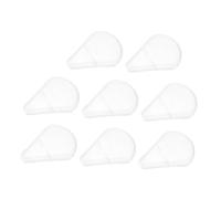 Veemoon 10pcs Fan Shaped Brush Case Plastic Makeup Guard Prevent Brush Head from Falling Easy to Store Traveling Outdoor