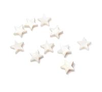 Veemoon 10pcs Five-pointed Shell Sound Dot Pack Star Shape Guitar Fretboard Dots Inlays for Guitar Ukulele Mandolin Decorations Fret Inlay Markers