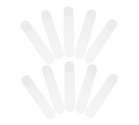 Veemoon 10pcs Frosted Transparent Pen Storage Bags with Rounded Corners Plastic Pencil Holders for Students Artists Writers Scratch-Resistant Stationery Organizers for School and Office