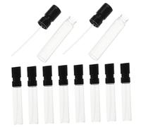 Veemoon 10pcs Glass Perfume Spray Bottles Refillable Travel Cologne Atomizers Portable Mini Fragrance Containers with Fine Mist French Snap Design for Sampling and Daily Use