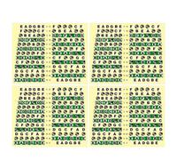 Veemoon 10pcs Guitar Fretboard Sticker for Electric and Acoustic Guitar, Pvc Material Fret Decals to Help Master the Fretboard, for Beginners and Practice Sessions