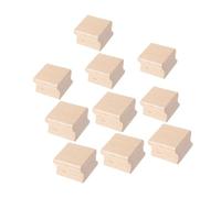 Veemoon 10pcs Hand Carved Grooved Cube Seal for DIY Scrapbooking and Card Making Weather Resistant Finish Crafting Tool for Creative Projects