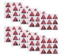 Veemoon 10pcs High Temperature Warning Sticker Heat-sensitive Color Change Decal Scald Prevention Label for Kettles and Hot Equipment Safety Signs