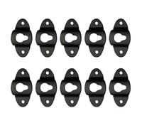 Veemoon 10pcs Iron Speaker Hanger Plate Connector for Sound Box Audio Speaker Hook Hanger Plate for Surround Hanging Connector for Wall Hanging