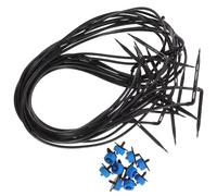 Veemoon 10pcs Irrigation Drippers with Adjustable Flow for Potted Plants and Trees, Sturdy Pvc and Pe Material, for Greenhouses and Gardening with Optimal Water Control