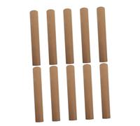 Veemoon 10pcs Kraft Paperboard Poster Tubes with Caps Round Mailing Tubes for Art Prints Documents and Fishing Gear Storage for Secure Shipping and Transport