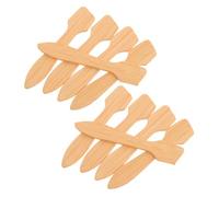 Veemoon 10pcs Makeup Mixing Spoon Bamboo Facial Mask Spatula Skincare Mask Applicator Tool for Travel Daily Beauty Routine